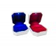 White LED Ring Box with Ribbon 3" x 3" x 2"